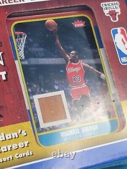 07 Fleer Michael Jordan Bulls Box Set Hardwood Floor Relic Memorabilia Card