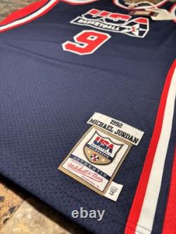 100% Authentic Michael Jordan Mitchell Ness 1992 Dream Team USA Jersey Size L