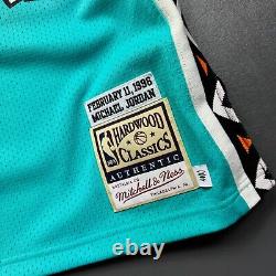 100% Authentic Michael Jordan Mitchell Ness 1996 All Star Game Jersey 44 L Mens