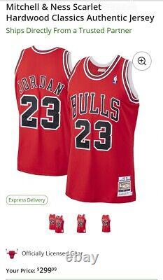 100% Authentic Michael Jordan Mitchell Ness 84 85 Bulls Jersey Size M (NBA.com)