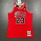 100% Authentic Michael Jordan Mitchell Ness 91 92 Bulls Jersey Size L 44 Mens
