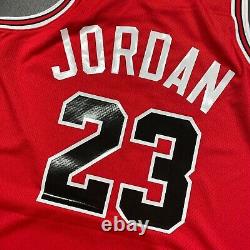 100% Authentic Michael Jordan Mitchell Ness 91 92 Bulls Jersey Size L 44 Mens