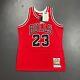 100% Authentic Michael Jordan Mitchell Ness 97 98 Bulls Jersey Size 44 L Mens