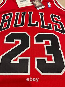 100% Authentic Michael Jordan Mitchell Ness 97 98 Bulls Jersey Size 44 L Mens