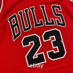 100% Authentic Michael Jordan Mitchell Ness 97 98 Bulls Jersey Size 44 L Mens