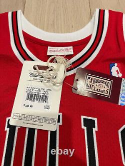 100% Authentic Michael Jordan Mitchell Ness 97 98 Bulls Jersey Size 44 L Mens