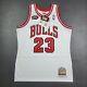 100% Authentic Michael Jordan Mitchell Ness 97 98 Finals Bulls Jersey Size 44 L