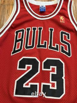 100% Authentic Michael Jordan Vintage Champion 96 97 Bulls Jersey Size 48 XL L