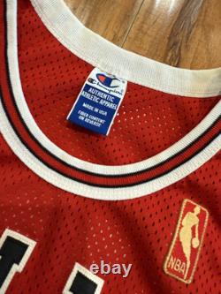 100% Authentic Michael Jordan Vintage Champion 96 97 Bulls Jersey Size 48 XL L