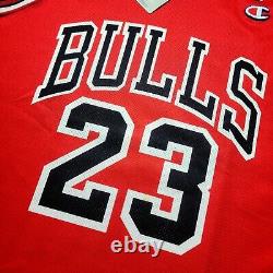 100% Authentic Michael Jordan Vintage Champion Bulls Jersey Size XL 48 Mens