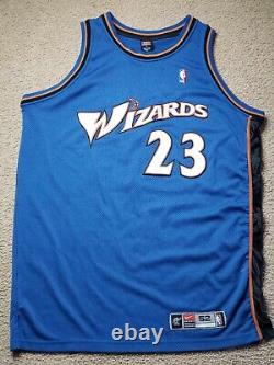 100% Authentic Michael Jordan Vintage Nike Washington Wizards Jersey Size 52