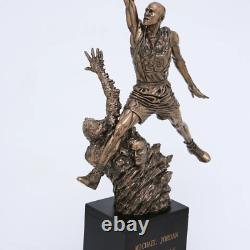 18.9 Inch Michael Jordan Dunk Cold Cast Copper Ornaments Desktop Decorations