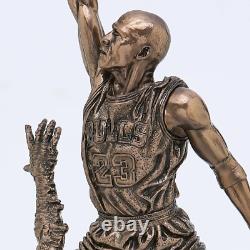 18.9 Inch Michael Jordan Dunk Cold Cast Copper Ornaments Desktop Decorations