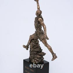 18.9 Inch Michael Jordan Dunk Cold Cast Copper Ornaments Desktop Decorations