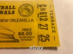 1982 NCAA Semi Finals Basketball Full Ticket Michael Jordan