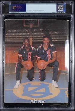 1983-84 Carolina Basketball Yearbook Michael Jordan PSA Graded Magazine Not CGC