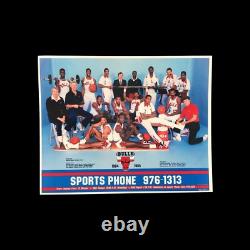 1984-85 Chicago Bulls With Rookie Michael Jordan Promotional Poster