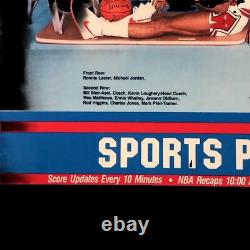 1984-85 Chicago Bulls With Rookie Michael Jordan Promotional Poster