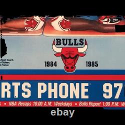 1984-85 Chicago Bulls With Rookie Michael Jordan Promotional Poster