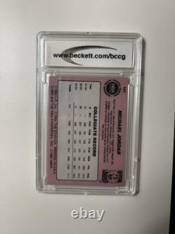 1984-85 Star #101 MICHAEL JORDAN RC XRC SHARP Eye Appeal BCCG 10! Bulls