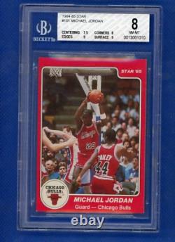 1984-85 Star #101 Michael Jordan BGS 8