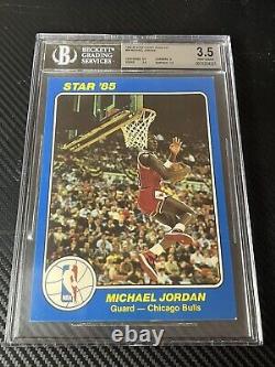 1984-85 Star Court Kings 5x7 Basketball #26 Michael Jordan HOF BGS 3.5