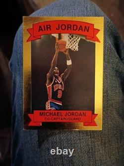 1984 Aamer Sports Rare Gold Olympics Error Card Sp /10,000 Michael Jordan