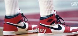 1985 Bulls vs Cavs Jordan ROOKIE Ticket MJ wears NIKE Air Chicago 1 Shoe POP 1