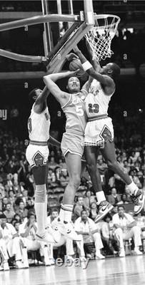 1985 Bulls vs Cavs Jordan ROOKIE Ticket MJ wears NIKE Air Chicago 1 Shoe POP 1
