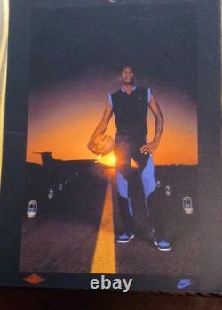 1985 Michael Jordan Nike Poster Card Blue & Black #290858 Rookie Bulls