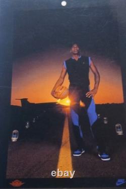 1985 Michael Jordan Nike Poster Card Blue & Black #290858 Rookie Bulls