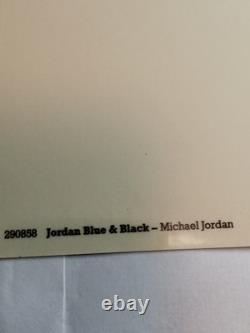1985 Michael Jordan Nike Poster Card Blue & Black #290858 Rookie Bulls