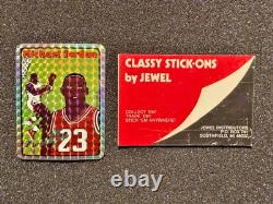 1985 Michael Jordan Prism Jewel Rookie RC Sticker