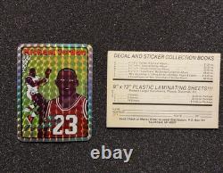 1985 Michael Jordan Prism Jewel Rookie RC Sticker