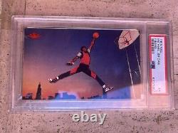 1985 Nike Promo Postcard Michael Jordan HOF Chicago Bulls RC Rookie PSA 5 EX