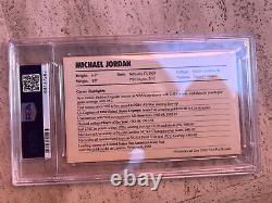 1985 Nike Promo Postcard Michael Jordan HOF Chicago Bulls RC Rookie PSA 5 EX