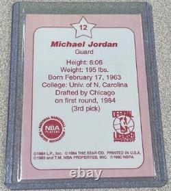 1985 Star Co Michael Jordan UNC White HSN Rookie Card Unreleased #12 Mint
