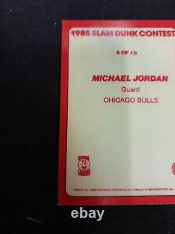 1985 Star MICHAEL JORDAN Slam Dunk Supers ROOKIE #5 Raw Uncirculated Mint