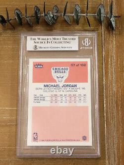 1986-87 FLEER MICHAEL JORDAN ROOKIE CARD RC #57 BGS 8.5 with (2) MINT 9