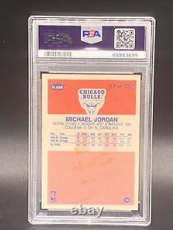 1986-87 Fleer #57 Michael Jordan (RC) PSA AUTHENTIC ALTERED