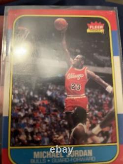 1986-87 Fleer #57 Michael Jordan rookie card jordan fleer PSA