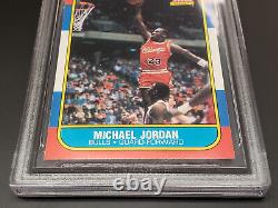 1986-87 Fleer Michael Jordan Rookie #57 Bgs 9 Pristine 10 + (2) Gem Mint 9.5