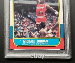 1986-87 Fleer Michael Jordan Rookie Card Rc #57 Bulls Near Mint Psa 7