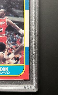 1986-87 Fleer Michael Jordan Rookie Card Rc #57 Bulls Near Mint Psa 7