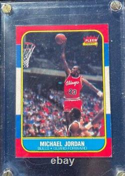 1986-87 Fleer Michael Jordan Rookie Card Rc #57 Chicago Bulls
