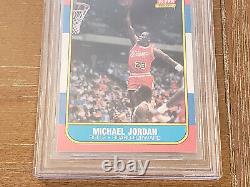 1986-87 Fleer Michael Jordan Rookie Card Rc #57 Chicago Bulls Mint Bgs 9