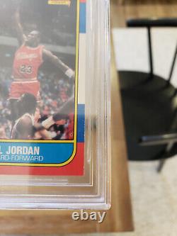 1986-87 Fleer Michael Jordan Rookie Card Rc #57 Chicago Bulls Mint Bgs 9