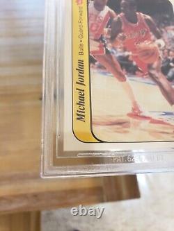 1986-87 Fleer Michael Jordan Sticker Rookie Card Rc #8 Near Mint + Bgs 7.5