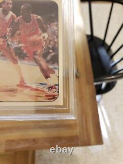 1986-87 Fleer Michael Jordan Sticker Rookie Card Rc #8 Near Mint + Bgs 7.5