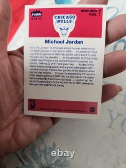 1986-87 Fleer Stickers Michael Jordan #8 (RC)